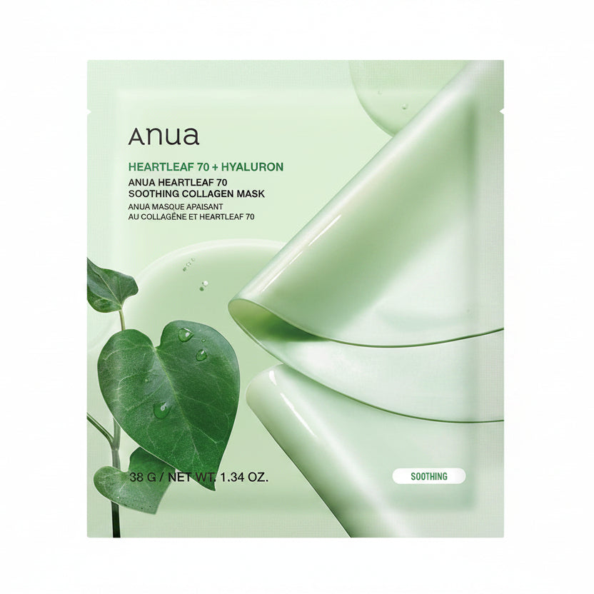 Anua Heartleaf 70 Soothing Collagen Mask |38g