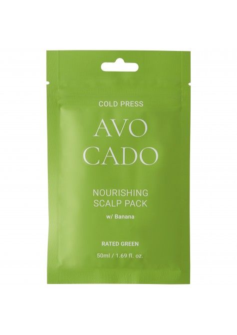 Rated Green Cold Press Avocado Nourishing Scalp Pack with Banana |50 ml