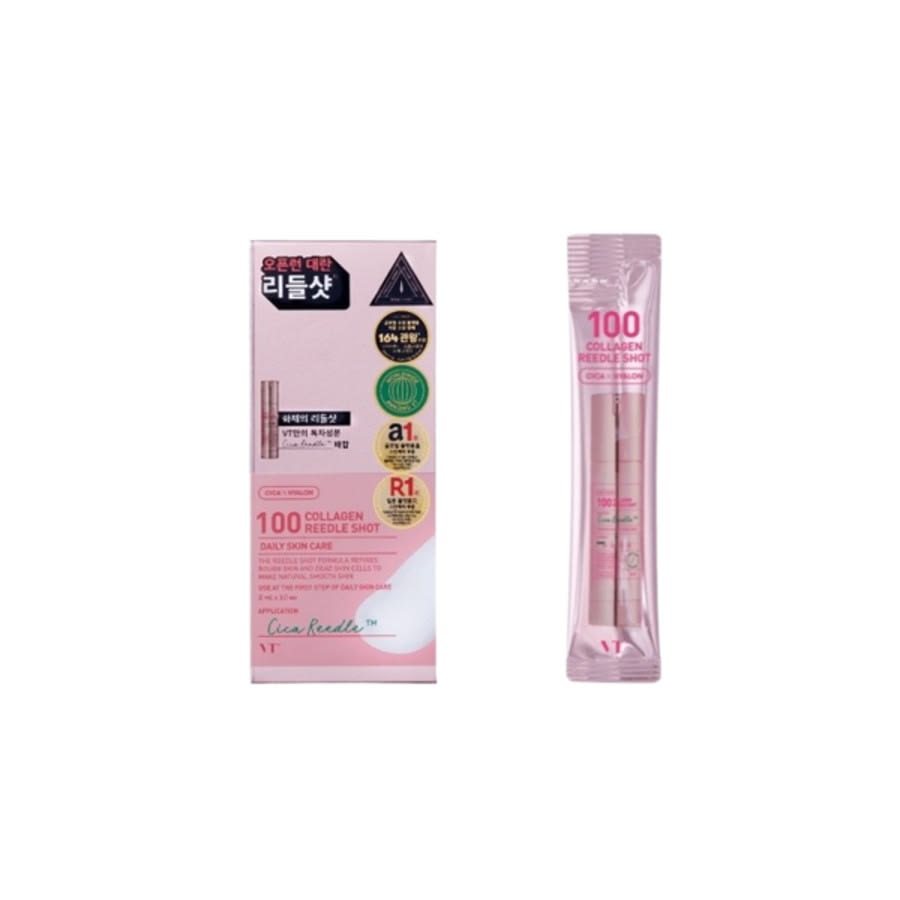 VT Cosmetics 100 Collagen Reedle Shot |2ml x 10 saquetas